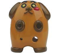 Ocarina in ceramica cotta, modello di ocarina, Strumento creativo 12 forme di animali dello zodiaco, principiante 6 fori flauto contralto C strumento, confezione regalo/decorazione(Dog)