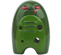 Ocarina in ceramica cotta, modello di ocarina, Strumento creativo 12 forme di animali dello zodiaco, principiante 6 fori flauto contralto C strumento, confezione regalo/decorazione(Snake)