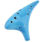 Ocarina In Ceramica Ocarina In Ceramica A 12 Fori Alto ToneC Blu Cielo Per Adulti E Principianti Con Libro Di Canzoni Cordino Per Il Collo Borsa Per Il Trasporto