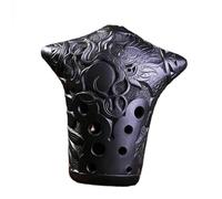 Ocarina in ceramica per adulti Flauto Musicale Xun Ocarina In Ceramica Nera A 10 Fori, Doppia Cavità, Strumento Musicale Xun Ocarina(G Right Hand)