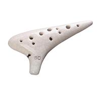 Ocarina in ceramica per adulti Flauto Ocarina Per 12 Fori Soprano Contralto Chiave Di Cracking Esecuzione Professionale Strumento Musicale(SC)