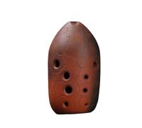 Ocarina in ceramica per adulti Flauto Ocarina Xun F Tone G Tone In Ceramica A 10 Fori Cambio Forno Flauto Ocarina Xun Per Principianti A Doppia Camera(F Left Hand)