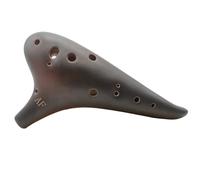 Ocarina in ceramica per adulti Ocarina 12 Fori AF Ocarina Affumicata Alto F Key Strumento Per Principianti Ocarina Professionale