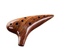 Ocarina in ceramica per adulti Ocarina 12 Fori Chiave AC Flauto Di Legno Leggero Contralto Chiave C 12 Fori Principiante Professionale Performance