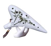 Ocarina in ceramica per adulti Ocarina 12 Fori Per Principianti Contralto C Dodici Fori AC Professionale Ocarina A Sei Fori Strumento Musicale(B)