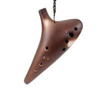Ocarina in ceramica per adulti Ocarina 12 Fori Tono Basso 12 Fori Ocarina Strumento Ocarina Di Qualità Professionale(Unglazed)
