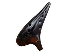 Ocarina in Ceramica per Adulti Ocarina A 12 Fori Accordata AF Contralto Accordata F 12 Fori AF Strumento Musicale per Adulti Suonato Professionalmente(A)