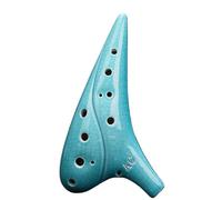 Ocarina in ceramica per adulti Ocarina A Dodici Fori Affumicata Professionale Per Principianti Tono Medio Tipo Di Esecuzione Musica(C)