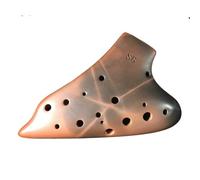 Ocarina in ceramica per adulti Ocarina A Doppio Tubo Con Tonalità Sol Acuta Strumento Per Principianti Professionali