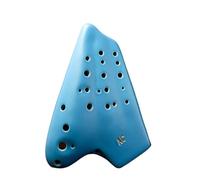 Ocarina in ceramica per adulti Ocarina A Tre Tubi Ac Doppio Tubo Composto Contralto C Flauto Xun Principiante Professionale Performance(C)