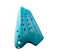 Ocarina in ceramica per adulti Ocarina A Tre Tubi Ac Doppio Tubo Composto Contralto C Flauto Xun Principiante Professionale Performance(F)