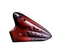 Ocarina in ceramica per adulti Ocarina A Tre Tubi AC Professionale Di Livello Di Prestazione Contralto C Ocarina A 3 Tubi Flauto Affumicato Strumento Musicale Non Smaltato