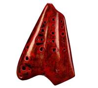 Ocarina in Ceramica per Adulti Ocarina A Tre Tubi con Chiave di Do Alto in Ceramica Fatta A Mano Ocarine Professionali Flauto Musicale Strumento Musicale retrò