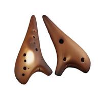 Ocarina in ceramica per adulti Ocarina Contralto A 12 Fori Con Chiave G Processo Affumicato Strumento Musicale Per Flauto Professionale