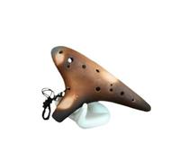 Ocarina in ceramica per adulti Ocarina Contralto Affumicata Per Principianti A 12 Fori Strumento Professionale In AC A 12 Fori