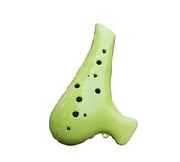 Ocarina in ceramica per adulti Ocarina Contralto Per Principianti Con Chiave In Do E 12 Fori In Resina Strumento Per Principianti Con Chiave In Do E 12 Fori(Green)