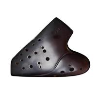 Ocarina in ceramica per adulti Ocarina G A Tre Tubi Affumicata Strumento Ocarina Professionale Per Esibizioni Flauto Ad Ampia Gamma