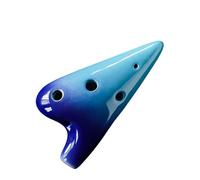 Ocarina in ceramica per adulti Ocarina In Ceramica A 6 Fori Per Principianti E Adulti Flauto A Sei Fori Melodia In Sol Acuto(E)