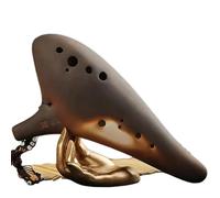 Ocarina in ceramica per adulti Ocarina In Ceramica Con Chiave C A 12 Fori, Strumento Musicale Professionale, Flauto A Barra Trasversale, Basso, La, Acuti, Fa