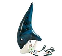Ocarina in ceramica per adulti Ocarina In Ceramica Strumenti A Fiato Flauto Alto Tono C Ocarina Didattica Per Principianti Con Borse