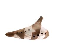 Ocarina in ceramica per adulti Ocarina Non Smaltata A 12 Fori Alto AC Ocarina Di Livello Professionale Ocarina Soprano(BC)