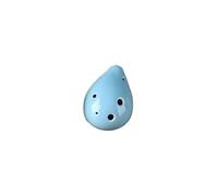 Ocarina in ceramica per adulti Ocarina Per Principianti A 6 Fori Strumento Musicale Per Toni Medi In AC Flauto In Ceramica A Sei Fori(Blue)
