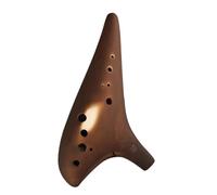 Ocarina in ceramica per adulti Ocarina Per Principianti Con Tono F Con Grani Di Saldatura Affumicati A 12 Fori Qualità Del Suono A 12 Fori