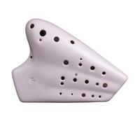 Ocarina in ceramica per adulti Ocarina Tre Tubi Alto C Ocarina Performance Tipo Tre Tubi AC Strumento Ad Ampia Gamma(Front)