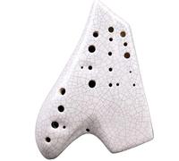 Ocarina in ceramica per adulti Ocarine A Tre Tubi Chiave Di Do Contralto Avanzata Ceramica Dolomite Ocarina Of Time Strumenti Musicali Accessori