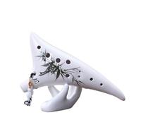 Ocarina in ceramica per adulti Principiante Flauto Contralto A 12 Fori Sei Toni Dodici Fori Studente Strumento Musicale Professionale AC Ceramica(B)