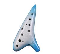 Ocarina in ceramica per adulti Produzione Professionale Di Ocarina In Ceramica A 12 Fori Strumento In Do Centrale AC Strumento Per Principianti(Blue)