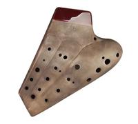 Ocarina in ceramica per adulti Retro 3 Tubes Ocarina Alto C Key AC Ocarina Professionale In Ceramica Dolomite Opaca Ocarine Strumenti Musicali