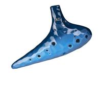 Ocarina in ceramica per adulti Strumento Ocarina 12 Fori Scuola Elementare Studente Ocarina Professionale Ocarina Dodici Fori Ocarina 12 Fori Onda Del Mare(Blue)
