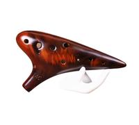 Ocarina in ceramica per adulti Strumento Ocarina A 12 Fori Affumicato Con Paglia Suono Preciso Ocarina Per Principianti 12 Fori Professionale