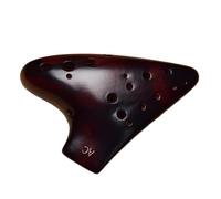 Ocarina in ceramica per adulti Strumento Ocarina Professionale A 12 Fori AC Contralto A Doppio Tubo Per Prestazioni Ocarina Per Principianti E Adulti