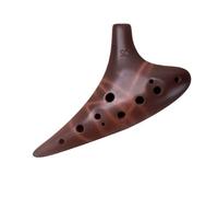 Ocarina in ceramica per adulti Strumento Ocarina Professionale Per Principianti Ed Adulti In Argilla Viola A 12 Fori Tonalità Media C 12AC(SC)