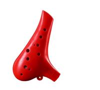 Ocarina In Resina A 12 Fori Contralto Chiave Do In Plastica Con Materiali Didattici Prestazioni Professionali(Performance red teaching materials)