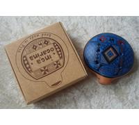 Ocarina Inca, flauto tradizionale peruviano, commercio equo e solidale, blu navy