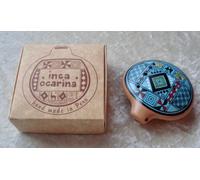 Ocarina Inca, flauto tradizionale peruviano, commercio equo e solidale, turchese