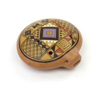 Ocarina Inca gialla in scatola strumento musicale