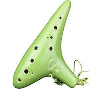 ocarina， Ocarin contralto a 12 fori tipo sottomarino creativo, borsa in tessuto + cordino + materiali didattici