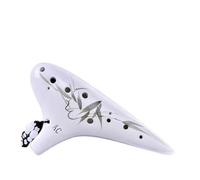 ocarina Ocarina a 12 buche AC professionale per principianti incrinata ocarina affumicata dipinta a mano a dodici buche