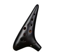 Ocarina Ocarina A 12 Fori Accordata SG In Ceramica Flauto Affumicato Professionale Per Principianti(Dark red)
