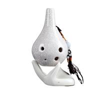 ocarina Ocarina a sei fori contralto C chiave verticale scuola blu crepa intonazione professionale(Color:Style 2)