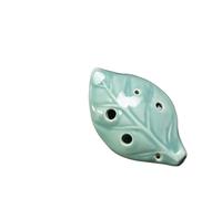 Ocarina Ocarina A Sei Fori Piccolo Ciondolo Da Viaggio Professionale Per Principianti Strumento Musicale Fatto A Mano(Green)