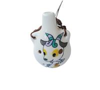Ocarina Ocarina A Tromba A 6 Fori Con Zodiaco Cinese Artigianato In Ceramica(Sheep)