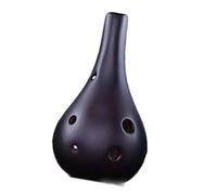 Ocarina Ocarina Con Tono AC Con Tono C Alto A 6 Fori Per Principianti Ocarina Da Gioco A Sei Fori Con Corda Sospesa(Black)