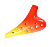 Ocarina Ocarina Contralto A 12 Fori Intonata In Do Strumento Ocarina Professionale Per Principianti Per Adulti(Sun Red)