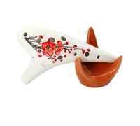 Ocarina Ocarina Contralto A 12 Fori Tonalità AC Per Principianti Didattica Dipinta A Mano Affumicata(4)