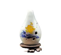 Ocarina Ocarina Contralto A 6 Fori Con Chiave Fa Verticale Smaltata E Fumé Modello Da Esibizione(Smooth sailing)